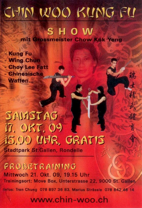 chin woo kung fu show