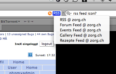 Safari RSS - zorg.ch Feeds